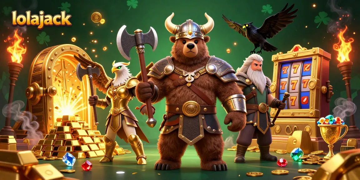 Experience thrilling wins at lolajack with dynamic slot reels and a rich atmosphere of treasures.