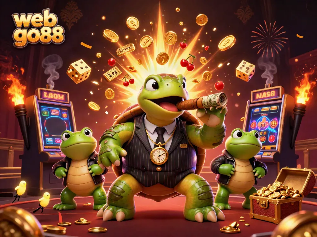 Engage in thrilling gaming experiences at web go88 with lively characters and vibrant casino elements.